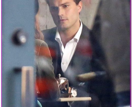 Jamie Dornan & Dakota Johnson Have A Tea Date on 'Fifty Shades Of Grey'