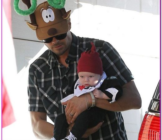 Fergie & Josh Take Axl To Her Parents House For Christmas