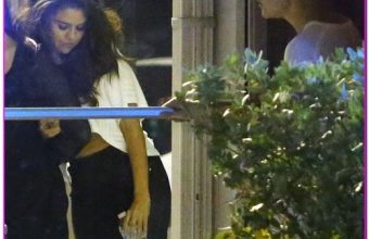 Justin Bieber & Selena Gomez Head To The Studio Together