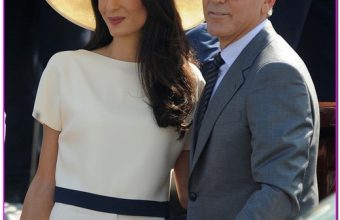 George Clooney & Amal Alamuddin Make It Official At Venice Town Hall