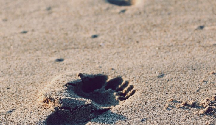 footprints-sand-beach-first-steps