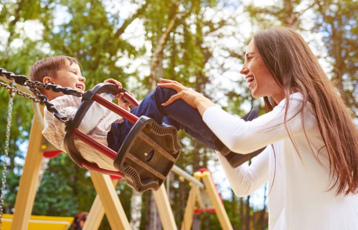 Family at the Playground