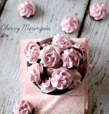 Chocolate-Dipped-Cherry-Meringues-1