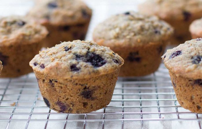 BlueberryOatmealMuffins