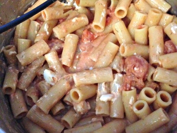 Roasted-Vegetable-and-goat-cheese-pasta