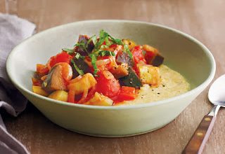 ChickenRatatouilleoverPolenta