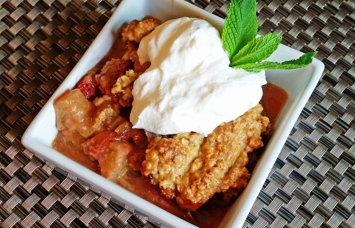 strawberry-rhubarb-cobbler-gluten-free-700x549
