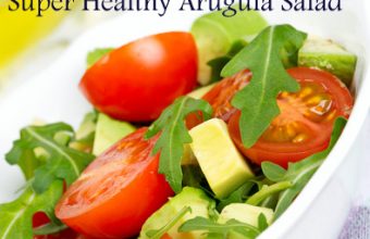 rugula avocado and tomato salad
