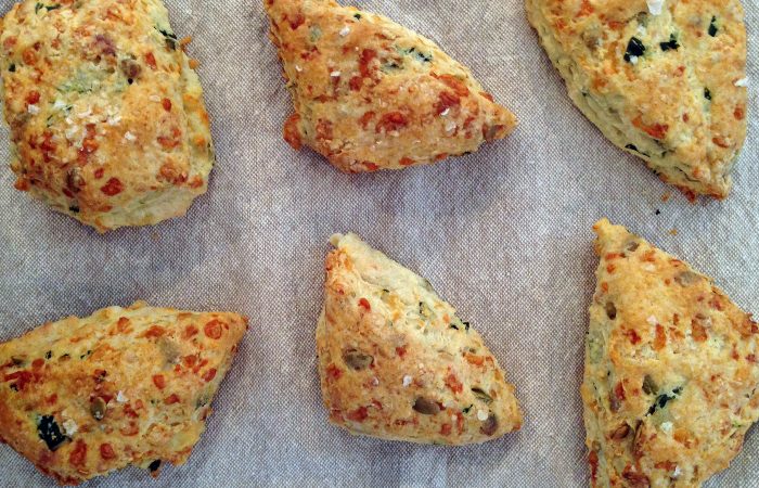 cheddar_pumpkin_seed_and_basil_scones