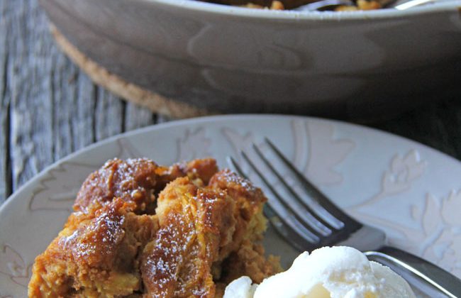 Pumpkin-Bread-Pudding-A-Pretty-Life