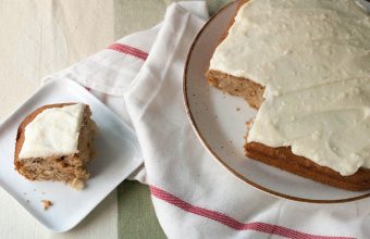 Apple Spice Cake with Ricotta Frosting