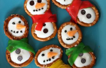 Snowman-Pretzels