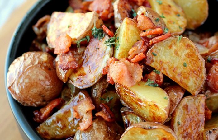 Warm-Maple-Bacon-Potato-Salad-www.thereciperebel.com-title