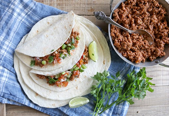 quick and easy beef tacos, easy weeknight dinner recipe