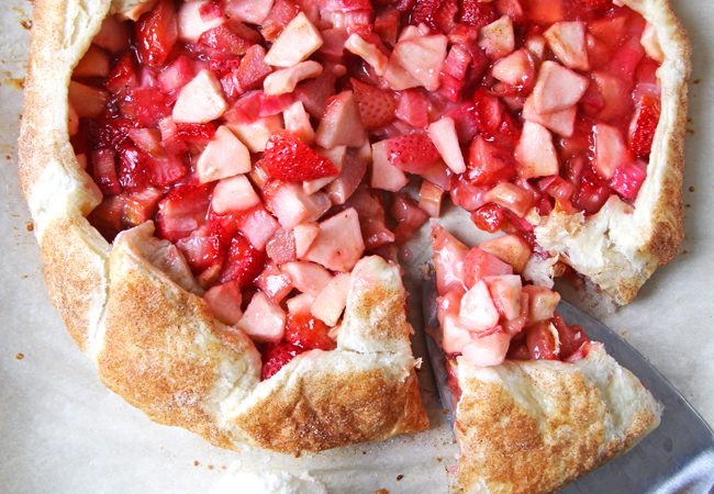 Strawberry-Rhubarb-and-Apple-Galette-A-Pretty-Life