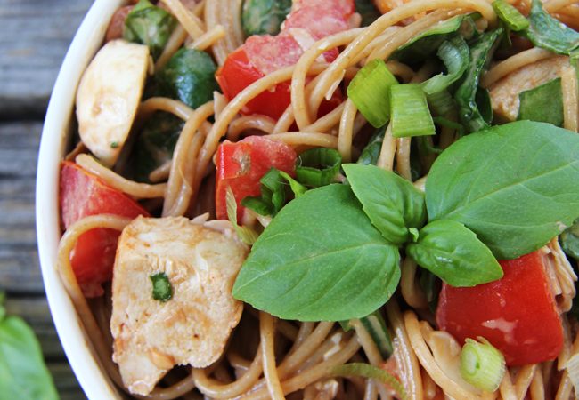 Grilled-Chicken-Caprese-Pasta-Salad-with-Creamy-Balsamic-Dressing