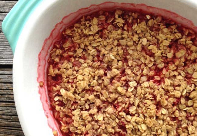 Strawberry-Rhubarb-Crisp