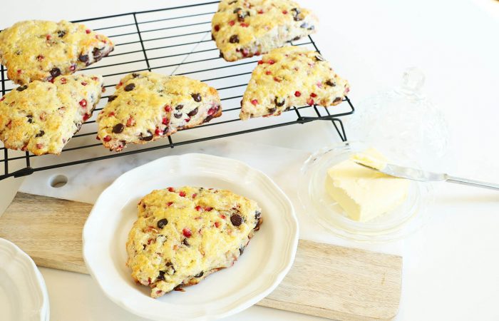 scones-chocolate-pomegranate