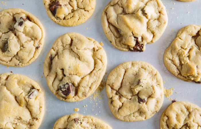 Ultimate chocolate chip cookie recipe, freshly baked chocolate chip cookies