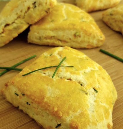 Savory-Cheddar-and-Chive-Scones