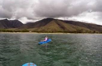 Girl-surfing-maui