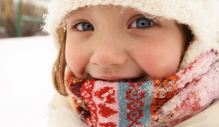 Winter portrait of a girl