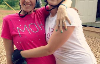 Bride-Maid-Of-Honour-Ziplining