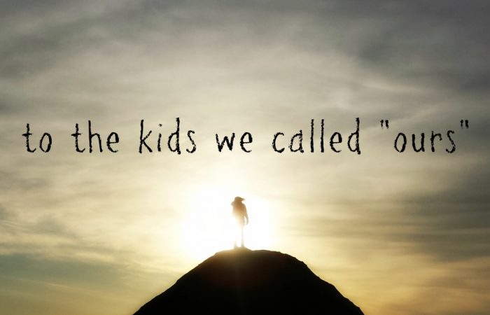 Tothekiswecalledours