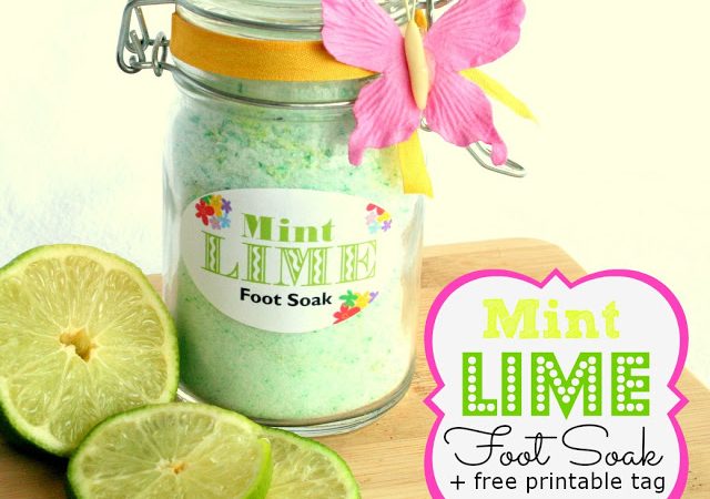 MintLimeFootSoak