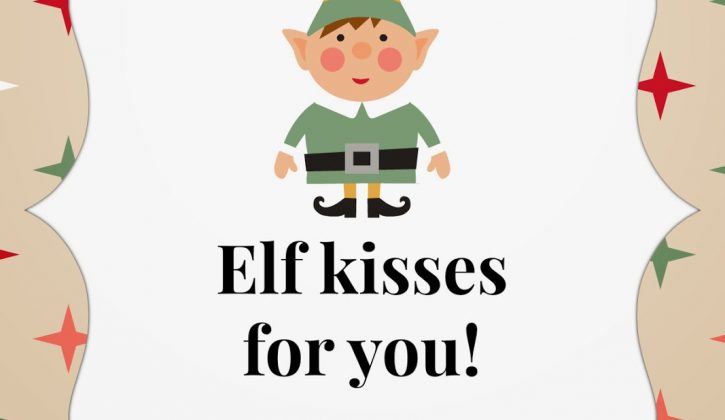 Elf Kisses Printable Free