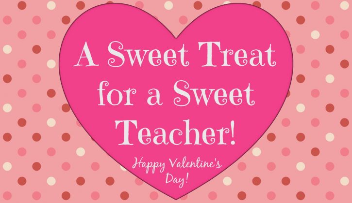 Simple Teacher Valentine with Free Printable Tag SavvyMom