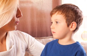 Talking with a child