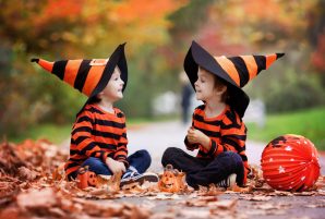 Kids on Halloween