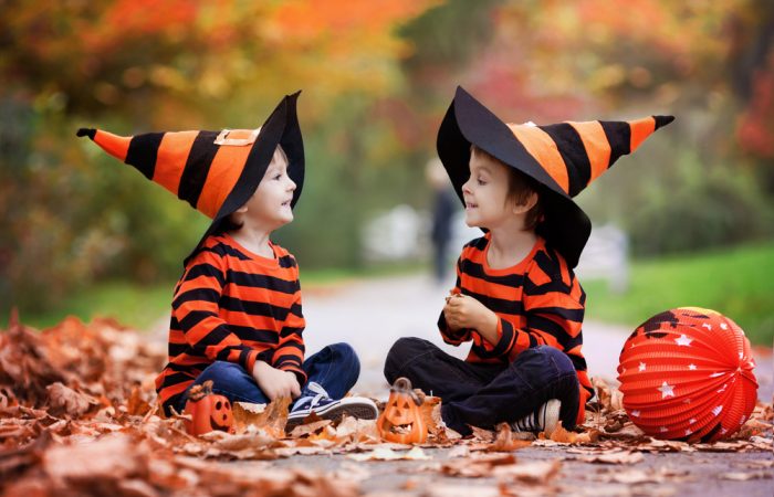 Kids on Halloween