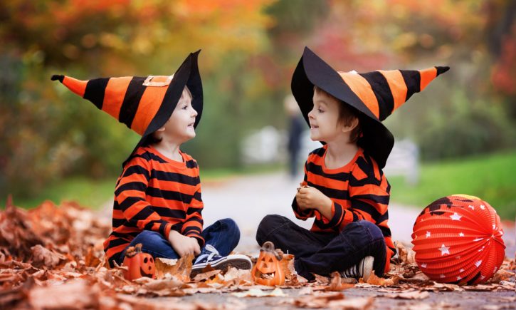 Kids on Halloween