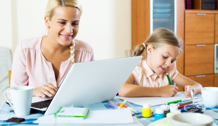 Mom Blogging with Daughter