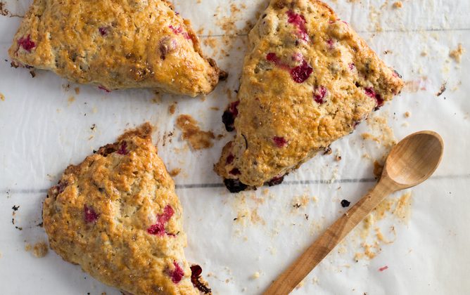 Gingerbread Cranberry Scone