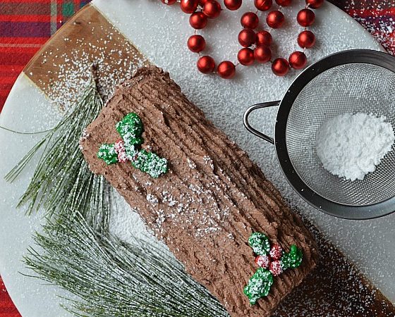 Mini No-Bake Yule Log - 560x560