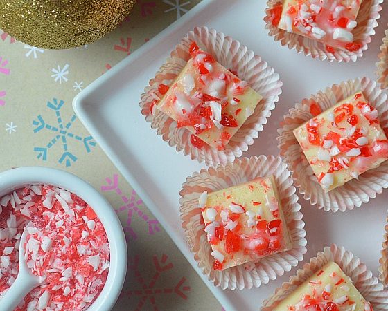 Candy Cane Fudge - 560x560