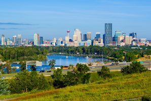 scenic Calgary view