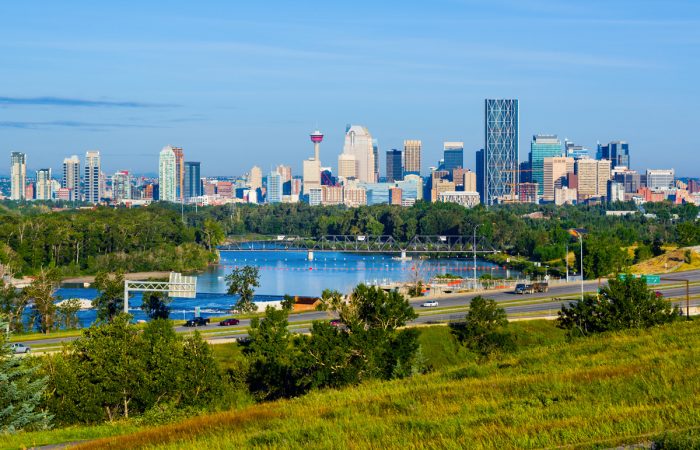 scenic Calgary view