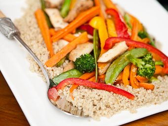 Teriyaki Chicken Stir-Fry with Quinoa
