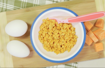 Make Your Own Baby Food: Simple Sweet Potato Scramble