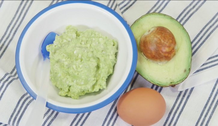 Make Your Own Baby Food: Eggy Guacamole