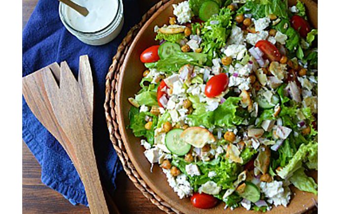 Mediterranean Taco Salad