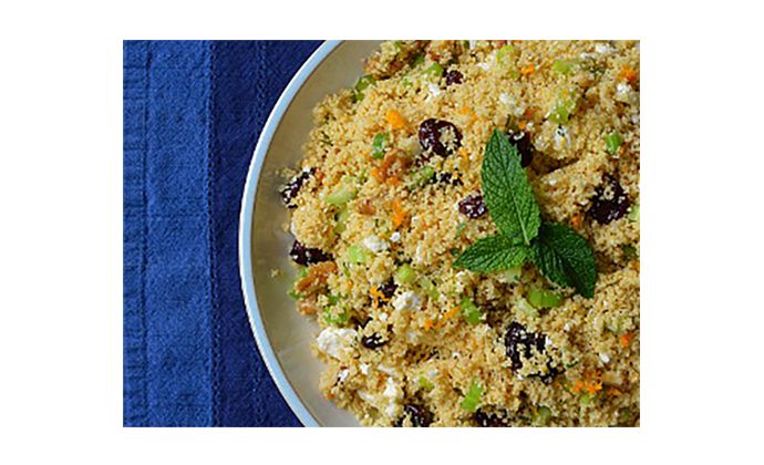 Couscous Salad with Cherries and Mint