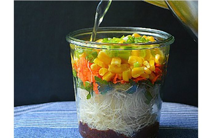 Instant Noodles in a Jar