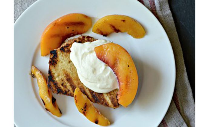 Grilled Pound Cake with Fresh Fruit