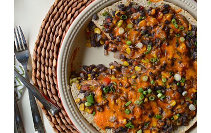 Whole Wheat Tortilla Pie
