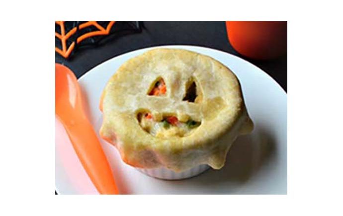 Jack-o’-Lantern Pot Pies